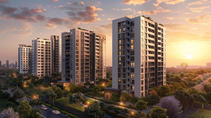 Artist's impression of Brigade 1 BHK Apartments in Chennai (illustrative image)