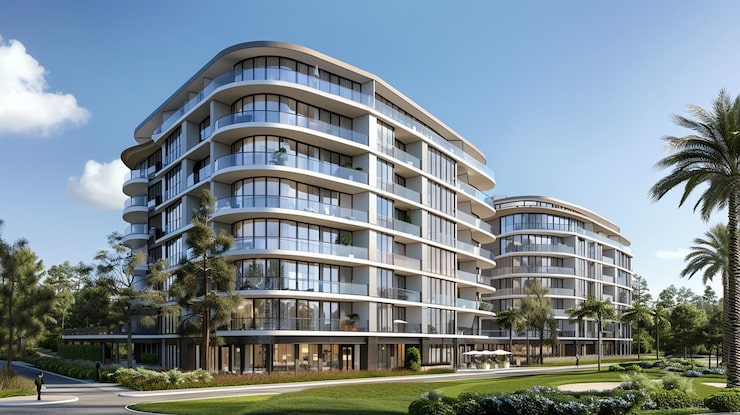 Artist's impression of a tower balcony and skyline in Chennai (illustrative image)