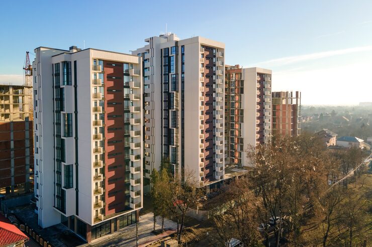 Artist's impression of a tower balcony and skyline in Chennai (illustrative image)